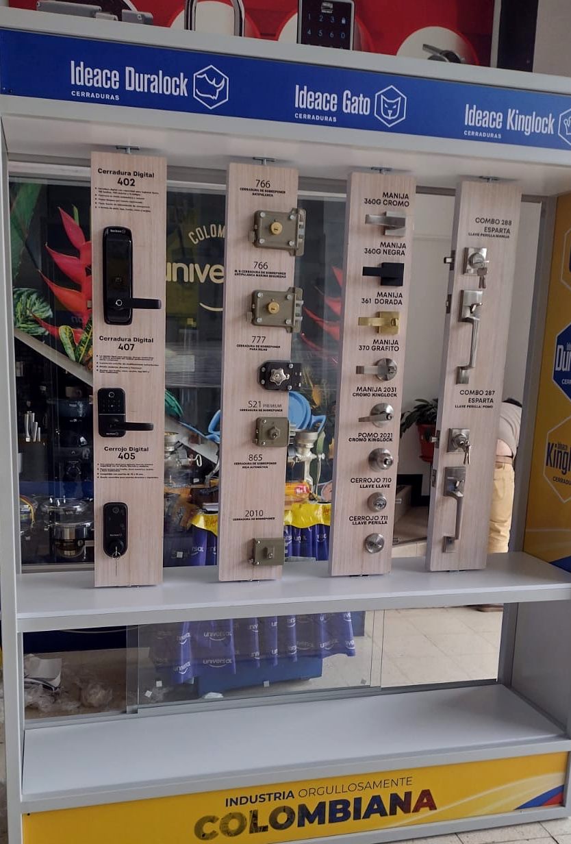 Exhibidor de cerraduras Ideace