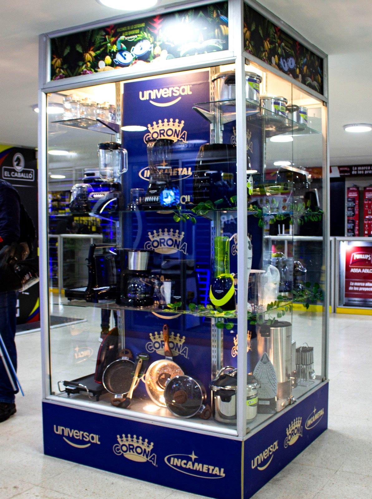 Exhibidor de vidrio Universal Corona Incametal